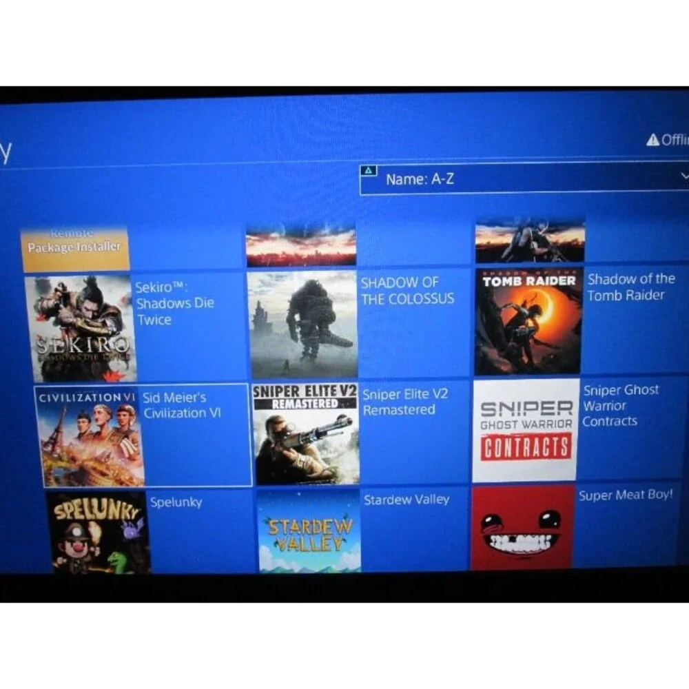 Ps4 Playstation 4 Gold Limited Edition With 60+Games Upgraded 1TB Fire Cuda